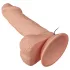 Baile Zebulon - élethű, herés vibrátor - 19 cm (natúr)