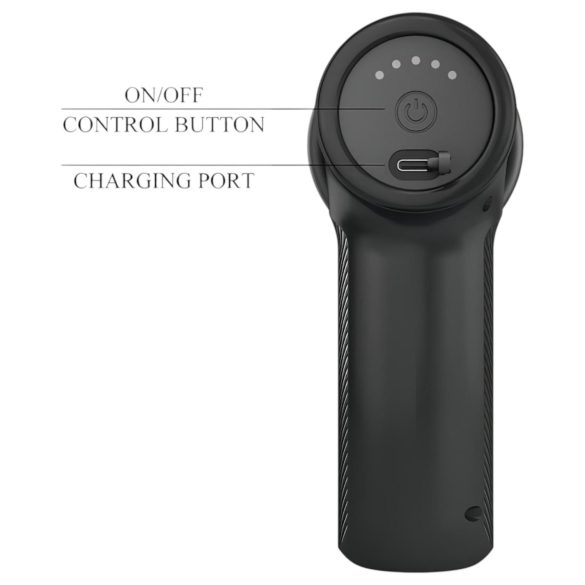 Pretty Love Dj Doctor - lökő puncipisztoly vibrátor (fekete)