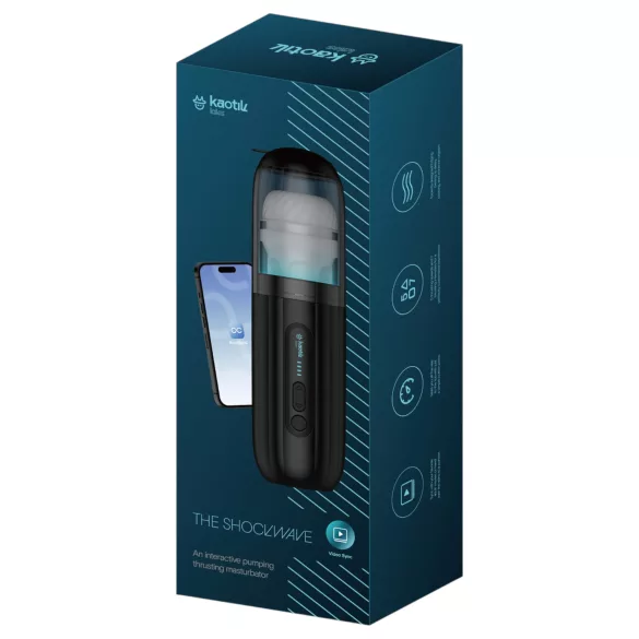 Kaotik Labs Shockwave - lökő interaktív maszturbátor (átlátszó)