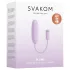 Svakom Plume - 2in1 ecsetes vibrotojás (lila)