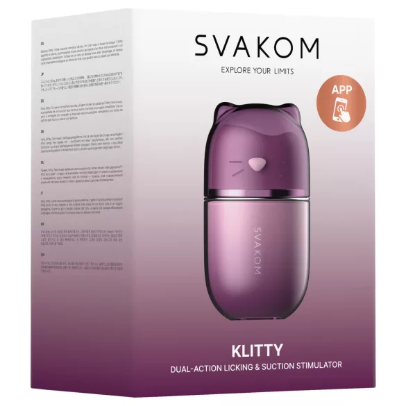 Svakom Klitty - app-vezérelt léghullámos csiklóizgató vibrátor