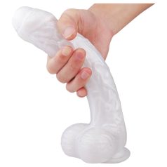 Sex HD Martin - tapadókorongos, herés élethű dildó (fehér)   Sex HD Martin - tapadókorongos, herés élethű dildó (fehér)