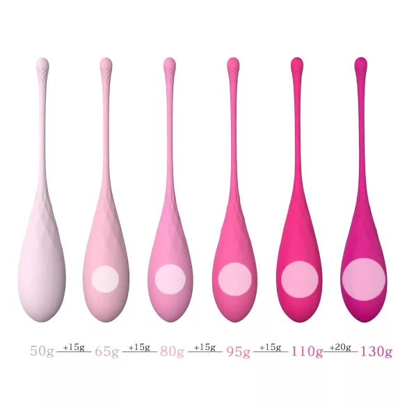 Sex HD Eggs - gésagolyó szett kezdőknek - 6 db (pink)