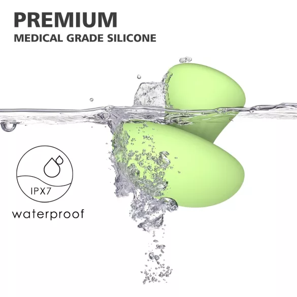 Magic Mushroom - akkus arc masszírozó (zöld)