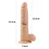 Lovetoy Real Extreme - tapadókorongos dildó - 24 cm