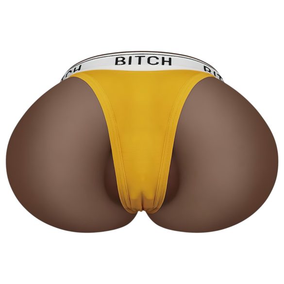 Lovetoy Streetgirl's 12 - művagina torzó és tanga (sötét natúr)