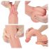 Lovetoy Nature Cock - tapadókorongos élethű dildó - 21cm (natúr)