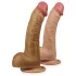 Lovetoy - élethű, hajlított dildó - 20 cm (testszínű)