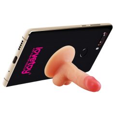 Lovetoy - tapadókorongos telefon tartó - minidildó (natúr)   Lovetoy - tapadókorongos telefon tartó - minidildó (natúr)
