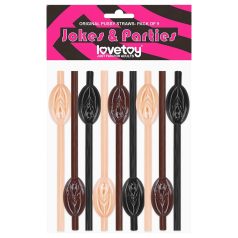 Lovetoy - puncis szívószál (natúr-barna-fekete) Lovetoy - puncis szívószál (natúr-barna-fekete)