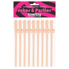 Lovetoy - realisztikus pénisz szívószál (natúr) Lovetoy - realisztikus pénisz szívószál (natúr)