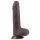 Lovetoy Sliding-Skin - kétrétegű dildó - 18cm (barna)