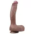 Lovetoy Nature Cock - kétrétegű élethű dildó - 26 cm (barna)