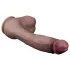 Lovetoy Nature Cock - kétrétegű élethű dildó - 26 cm (barna)