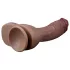 Lovetoy Nature Cock - kétrétegű élethű dildó - 26 cm (barna)