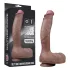 Lovetoy Nature Cock - kétrétegű élethű dildó - 26 cm (barna)
