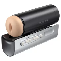   Lovense Solace Pro - appvezérelt lökő maszturbátor férfiaknak (fekete)