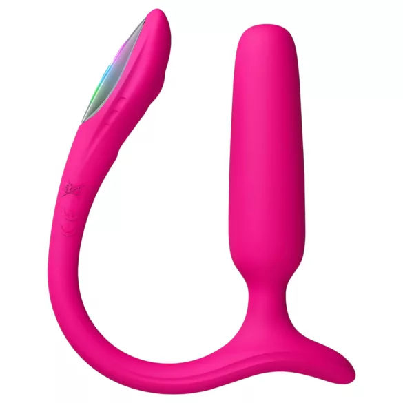Lovense Lush Anal - app-vezérelt anál vibrátor, LED-es (pink)