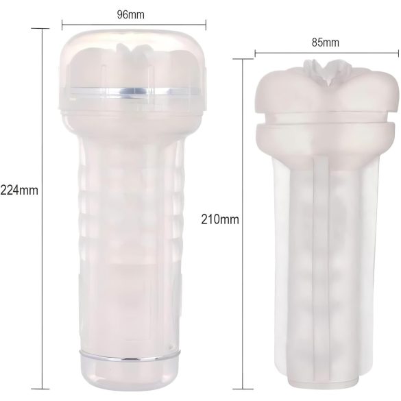 Tracy's Dog Crystal - élethű műpunci maszturbátor (átlátszó)