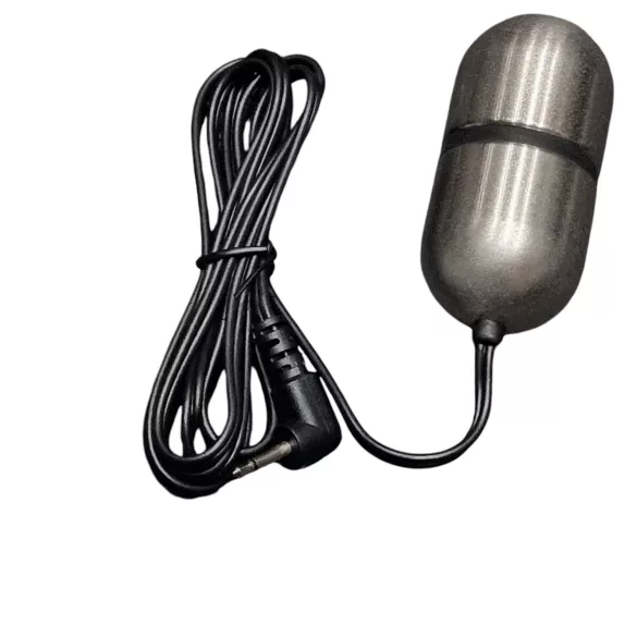 DG-LAB Matte Steel - kétpólusú, ovális acél elektróda (ezüst)