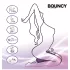 Bouncy Bliss Classic - felfújható párna vibrátor (lila)