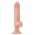 Blush Bad Boy - piercinges vibrátor - 33 cm (testszínű)