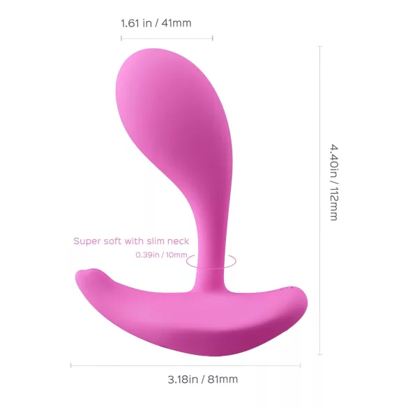 Honey Play Box Oly 2 - okos G-pont és csiklóizgató (pink)