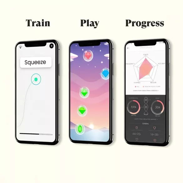 Perifit - App-vezérelt vibrációs gésagolyó (pink)