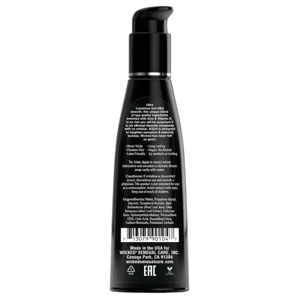 Wicked Aqua - vízbázisú síkosító gél (120 ml)
