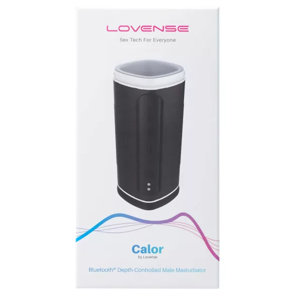 LOVENSE Calor - okos, melegítő maszturbátor (fekete)