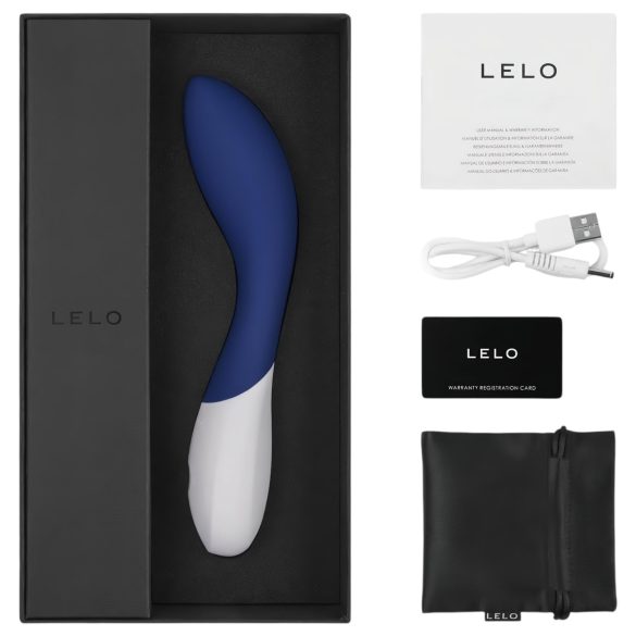 LELO Mona Wave - vízálló G-pont vibrátor (kék)