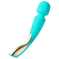 LELO Smart Wand 2 - nagy - akkus, masszírozó vibrátor (türkiz)   LELO Smart Wand 2 - nagy - akkus, masszírozó vibrátor (türkiz)