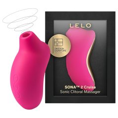 LELO Sona 2 Cruise - hanghullámos csiklóizgató (cseresznye)   LELO Sona 2 Cruise - hanghullámos csiklóizgató (cseresznye)