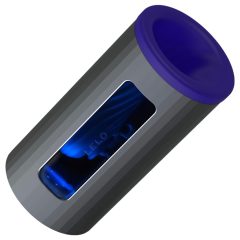   LELO F1s V2 - hanghullámos, interaktív maszturbátor (fekete-kék)