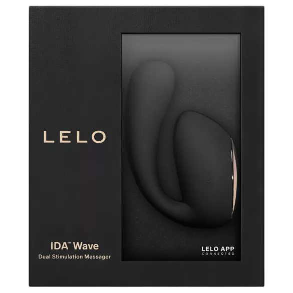 LELO Ida Wave – App-vezérelt rezgő-forgó vibrátor (fekete)