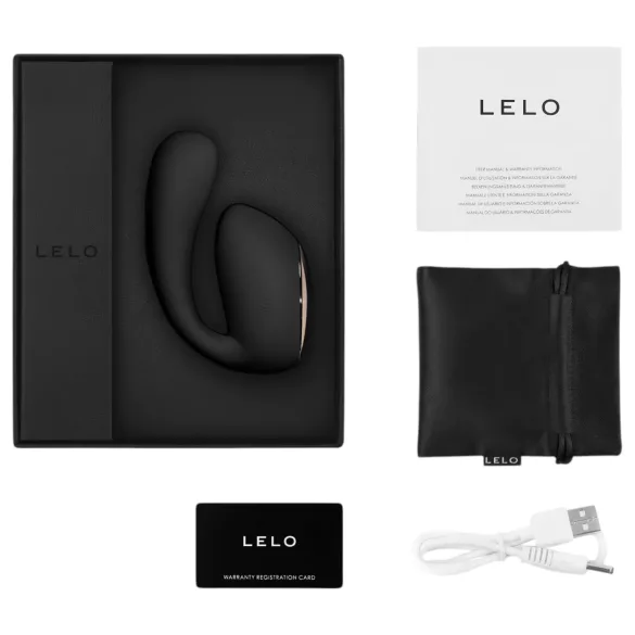 LELO Ida Wave – App-vezérelt rezgő-forgó vibrátor (fekete)