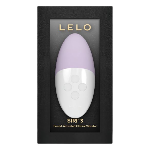 LELO Siri 3 - hanggal aktiválható csikló vibrátor (lila)