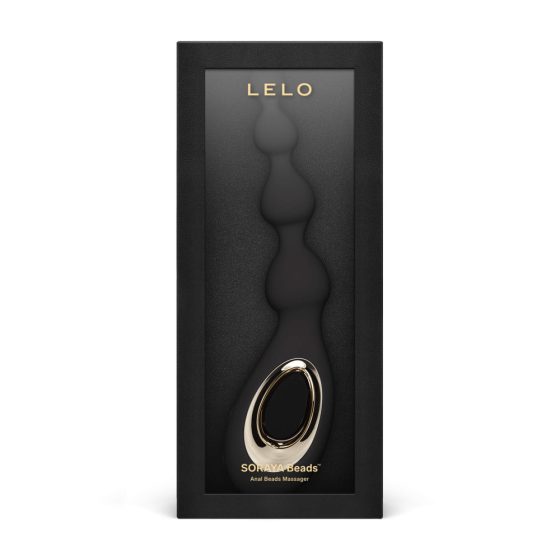 LELO Soraya Beads - akkus, vízálló anál vibrátor (fekete)