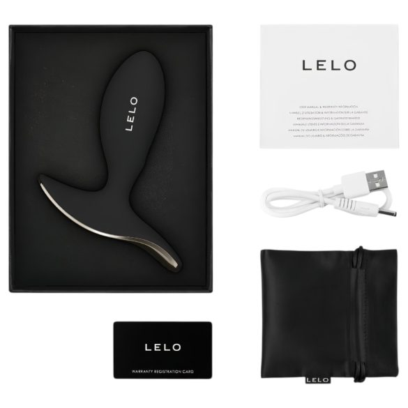 LELO Surfer - okos vibrációs anál plug (fekete)