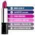 Blush Lipstick Rosé - vízálló rúzs vibrátor (fekete-pink)
