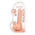 RealRock Dong 8 - élethű, herés dildó (20cm) - natúr
