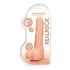 RealRock Dong 8 - élethű, herés dildó (20 cm, testszínű)