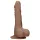 RealRock Dong 10 - élethű, herés dildó (25 cm) - sötét natúr