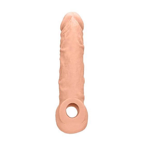 RealRock Penis Sleeve 8 - péniszköpeny (21cm) - natúr