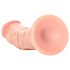 RealRock - tapadókorongos realisztikus dildó - 15,5cm (natúr)