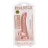 RealRock - tapadókorongos, realisztikus dildó - 15,5cm (natúr)