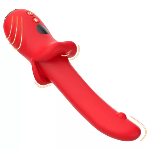 Bestoy - vízálló G-pont vibrátor (piros)