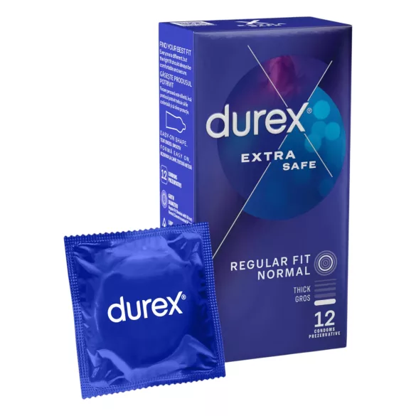 Durex Extra Safe - biztonságos óvszer (12 db)
