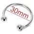 Rozsdamentes fém makkgyűrű - ejakuláció késleltetéshez (30 mm)