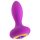 Oh My Gem - vibrációs anál plug kővel (lila)